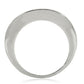 MA0W242 - Rhodium + Ruthenium Brass Ring with AAA Grade CZ  in Jet