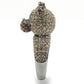 MA0W279 - Ruthenium Brass Ring with Top Grade Crystal  in Multi Color