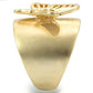 MA0W369 - Matte Gold & Gold Brass Ring with No Stone