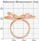 MA0W381 - Rose Gold Brass Ring with AAA Grade CZ  in Rose