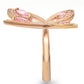 MA0W381 - Rose Gold Brass Ring with AAA Grade CZ  in Rose