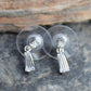 MALOA1383 - Rhodium Plating Brass Earrings with AAA Grade CZ  in Clear
