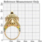 MA1W087 - Gold Brass Ring with AAA Grade CZ  in Multi Color