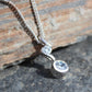 MALOA1378 - Rhodium Plating Brass Pendant Chain with AAA CZ in Clear