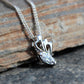 MALOA1379 - Rhodium Plating Brass Pendant Chain with AAA CZ in Clear