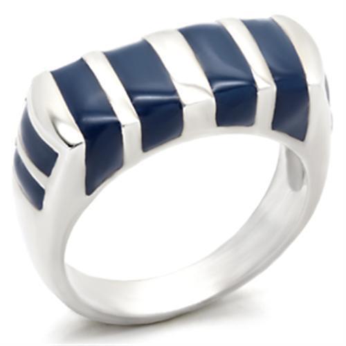 MA34210 - High-Polished 925 Sterling Silver Ring with Epoxy  in Montana