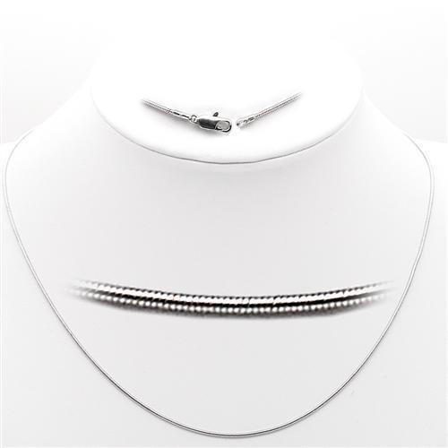 MA35025 - High-Polished 925 Sterling Silver Chain with No Stone