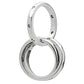 MA3W101 Rhodium Brass Ring with AAA Grade CZ in Clear