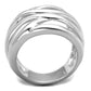 MA3W1067 - Rhodium Brass Ring with No Stone