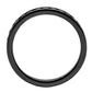 MA3W1138 - IP Light Black  (IP Gun) Brass Ring with AAA Grade CZ  in Light Gray