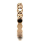 MA3W1195 - IP Rose Gold(Ion Plating) Brass Ring with AAA Grade CZ  in Metallic Light Gold