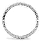 MA3W1238 - Rhodium Brass Ring with AAA Grade CZ  in Clear
