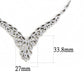 MA3W1414 - Rhodium Brass Jewelry Sets with AAA Grade CZ  in Clear