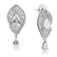 MA3W1415 - Rhodium Brass Jewelry Sets with AAA Grade CZ  in Clear