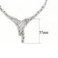 MA3W1419 - Rhodium Brass Jewelry Sets with AAA Grade CZ  in Clear