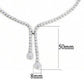 MA3W1428 - Rhodium Brass Jewelry Sets with AAA Grade CZ  in Clear