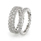 MA3W1605 - Rhodium Brass Ring with AAA Grade CZ in Clear