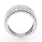 MA3W1606 - Rhodium Brass Ring with AAA Grade CZ in Clear