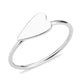 MA3W1618 - Rhodium Brass Ring with No Stone in No Stone