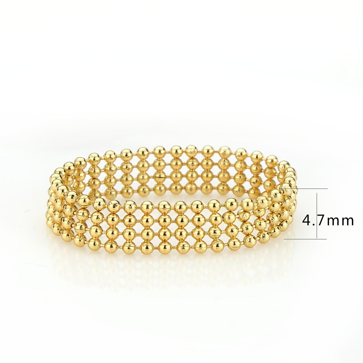 MA3W1621 - Rhodium Brass Ring with No Stone in No Stone