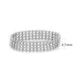 MA3W1622 - Rhodium Brass Ring with No Stone in No Stone