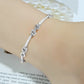 MA3W1631 - Rhodium Brass Bracelet with AAA Grade CZ in Clear