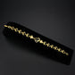 MA3W1632 - Flash Gold Brass Bracelet with AAA Grade CZ in Clear