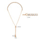 MA3W1639 - Rose Gold Brass Bracelet with AAA Grade CZ in Clear