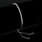 MA3W1640 - Rhodium Brass Bracelet with AAA Grade CZ in Clear