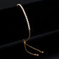 MA3W1642 - Rose Gold Brass Bracelet with AAA Grade CZ in Clear