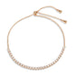 MA3W1642 - Rose Gold Brass Bracelet with AAA Grade CZ in Clear
