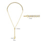 MA3W1644 - Gold Brass Bracelet with AAA Grade CZ in Clear