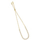 MA3W1644 - Gold Brass Bracelet with AAA Grade CZ in Clear