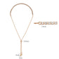 MA3W1645 - Rose Gold Brass Bracelet with AAA Grade CZ in Clear