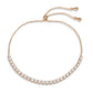 MA3W1648 - Rose Gold Brass Bracelet with AAA Grade CZ in Clear