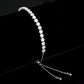 MA3W1649 - Rhodium Brass Bracelet with AAA Grade CZ in Clear