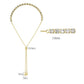 MA3W1650 - Gold Brass Bracelet with AAA Grade CZ in Clear