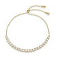 MA3W1650 - Gold Brass Bracelet with AAA Grade CZ in Clear