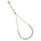 MA3W1651 - Rose Gold Brass Bracelet with AAA Grade CZ in Clear