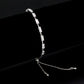 MA3W1655 - Rhodium Brass Bracelet with AAA Grade CZ in Clear