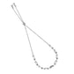 MA3W1655 - Rhodium Brass Bracelet with AAA Grade CZ in Clear