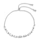 MA3W1655 - Rhodium Brass Bracelet with AAA Grade CZ in Clear