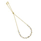 MA3W1656 - Gold Brass Bracelet with AAA Grade CZ in Clear