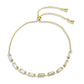 MA3W1656 - Gold Brass Bracelet with AAA Grade CZ in Clear