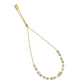 MA3W1659 - Gold Brass Bracelet with AAA Grade CZ in Clear