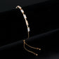 MA3W1660 - Rose Gold Brass Bracelet with AAA Grade CZ in Clear