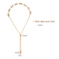 MA3W1660 - Rose Gold Brass Bracelet with AAA Grade CZ in Clear