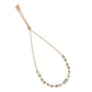 MA3W1660 - Rose Gold Brass Bracelet with AAA Grade CZ in Clear
