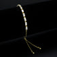MA3W1662 - Gold Brass Bracelet with AAA Grade CZ in Clear