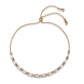 MA3W1663 - Rose Gold Brass Bracelet with AAA Grade CZ in Clear
